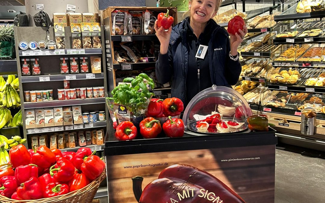 Peppers with a signature arrive in German supermarket chains
